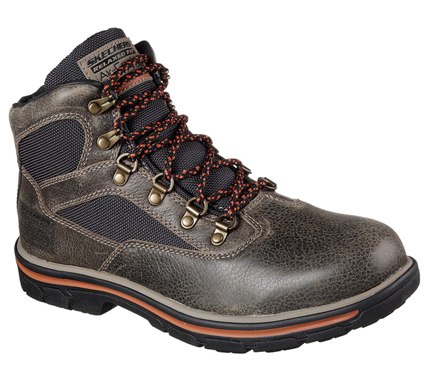 Skechers Men Relaxed Fit: Segment - Mixon Black/Tan
