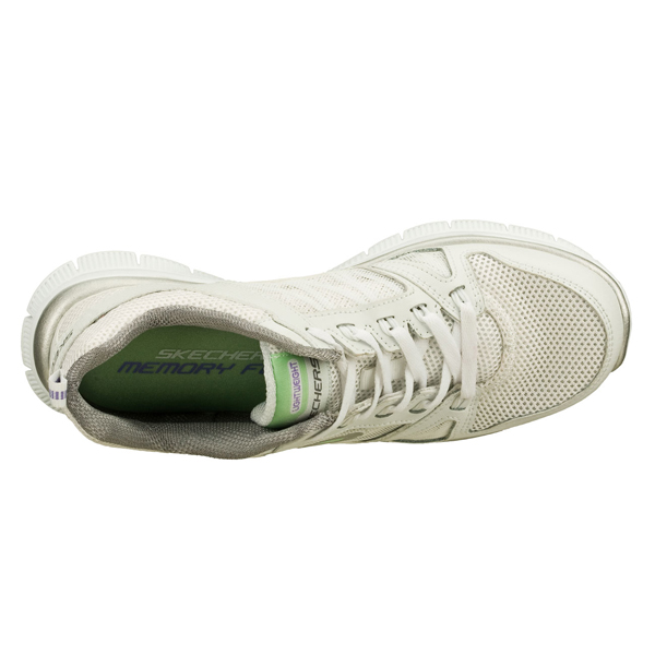 Skechers Women Flex Appeal - Spring Fever White/Silver