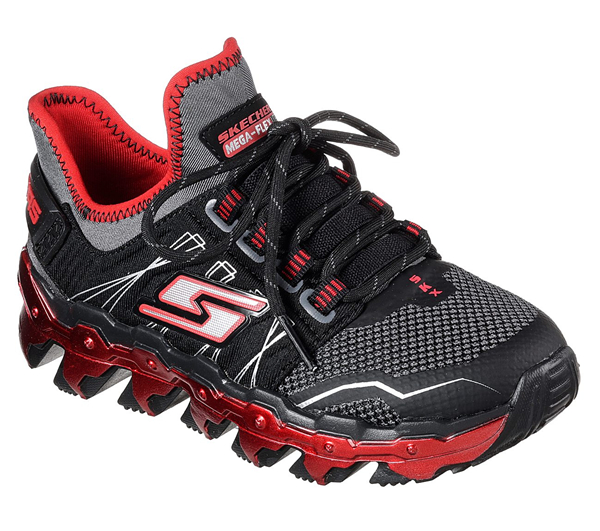 Skechers Boys Mega Flex: Mega Blade Lite Black/Red