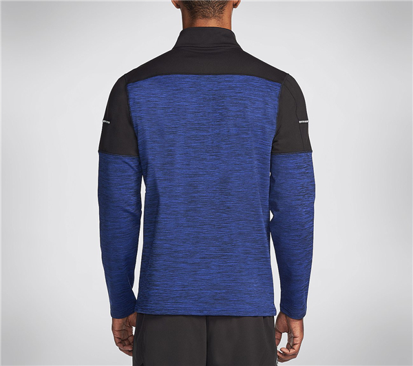 Skechers Men Adventure Quarter Zip Sweat Shirt Blue