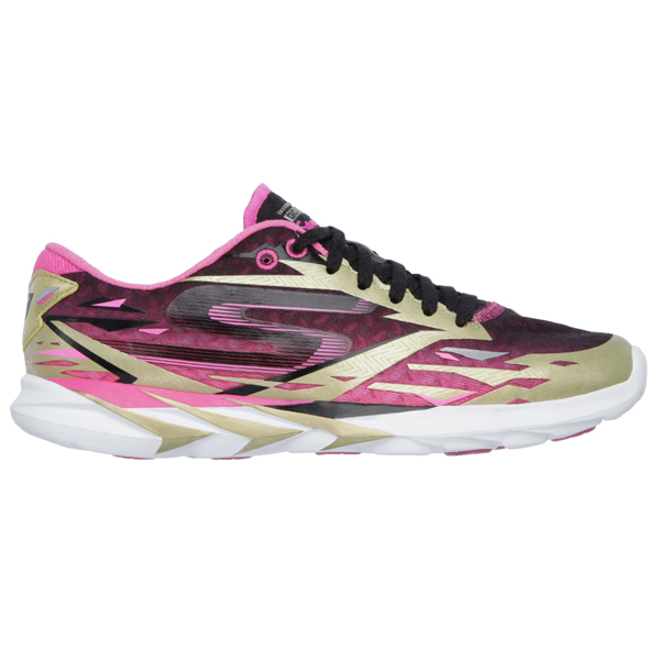 Skechers Women Gomeb Speed Gold/Hot-Pink