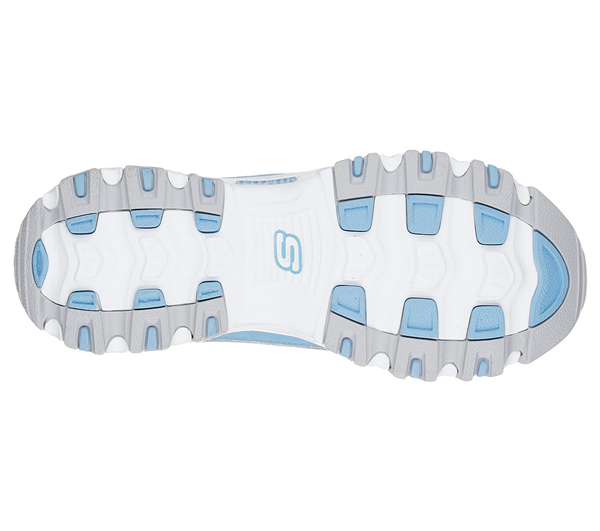 Skechers Women D'Lites - New Retro Light Blue/Gray