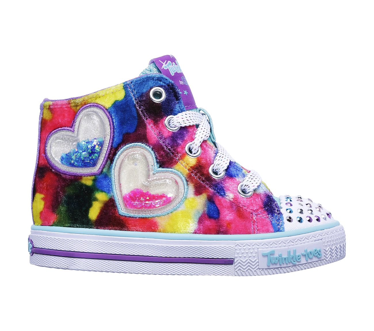 Skechers Girls Twinkle Toes: Shuffles - Groovy Crush Multi