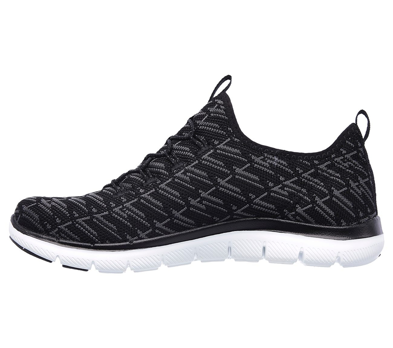 Skechers Women Flex Appeal 2.0 - Insights Black/Charcoal