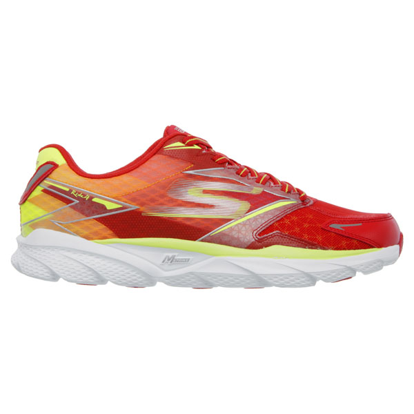 Skechers Men Extra Wide Fit (4E) Shoes - Ride Red/Lime