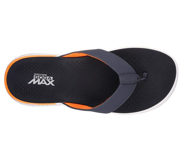 Skechers Men Sandals: On the GO - Shore Charcoal/Orange