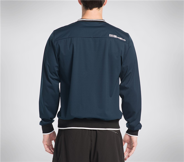Skechers Men GO Golf Brookhurst Long Sleeve Windshirt Navy