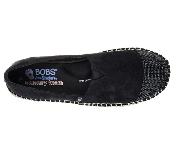 Skechers Women Bobs Lowlights - Razzy Dazzy Black