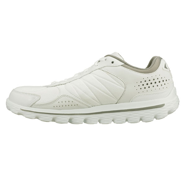Skechers Men Extra Wide Fit (4E) Shoes - Flash LT White/Gray