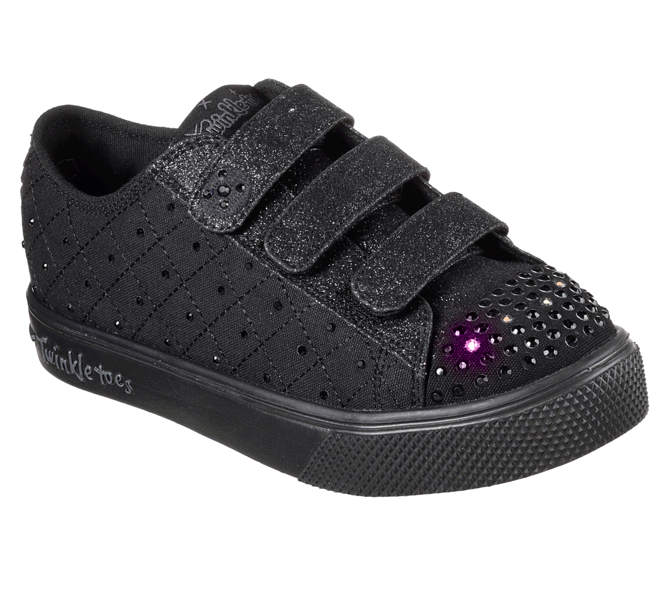 Skechers Girls Twinkle Toes: Twinkle Breeze 2.0 - Sneak Peek Black
