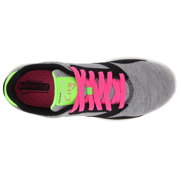Skechers Women GOwalk City - Uptown Gray/Black