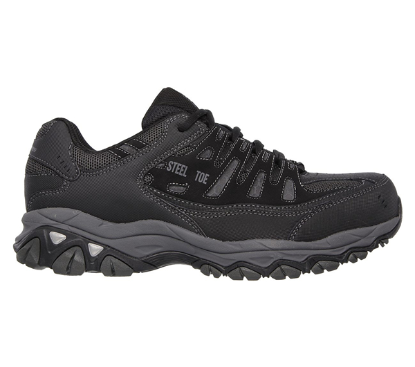 Skechers Men Work: Relaxed Fit Crankton Black/Charcoal