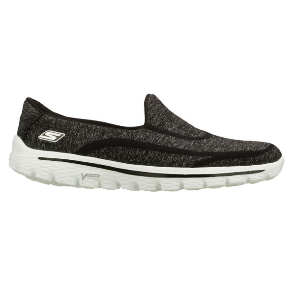 Skechers Women GOwalk 2 - Super Sock Black/White