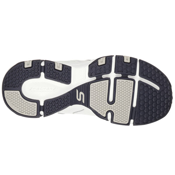 Skechers Men Extra Wide Fit (4E) Shoes - Cross Court TR - Highest Level White/Navy