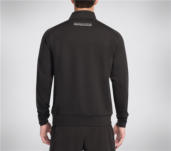 Skechers Men GO Golf Pinehurst / Zip Pullover Shirt Black
