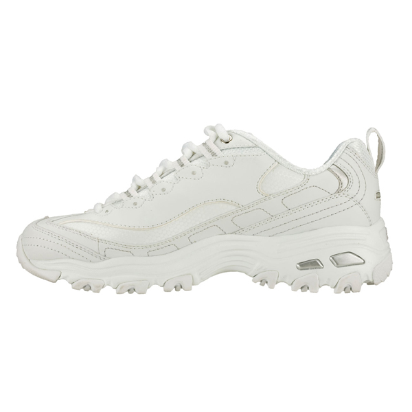 Skechers Women D'lites White/Silver