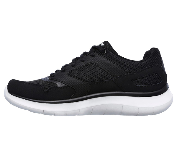 Skechers Men Relaxed Fit: Quantum Flex - Hudzick Black/White