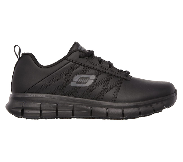 Skechers Women Work: Relaxed Fit Sure Track - Erath Black