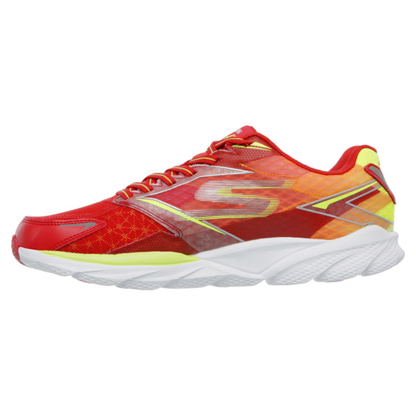 Skechers Men Extra Wide Fit (4E) Shoes - Ride Red/Lime