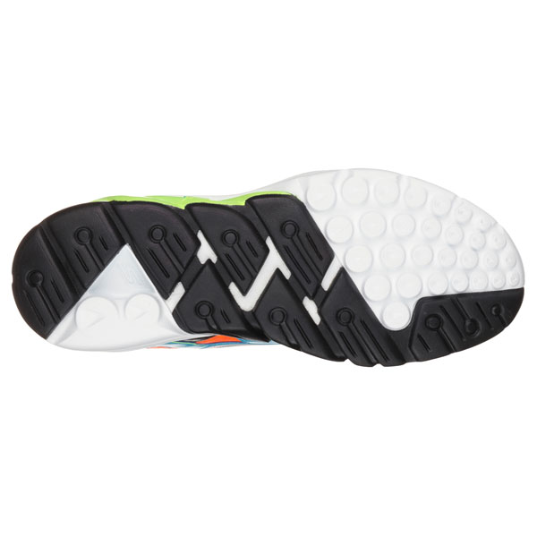 Skechers Men Extra Wide Fit (4E) Shoes - Strada Blue/Lime