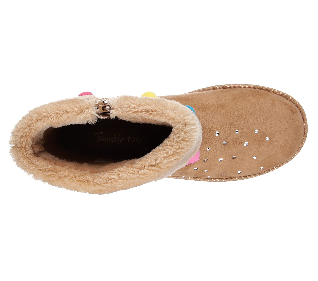 Skechers Girls Twinkle Toes: Glamslam - Peppy Parade Chestnut