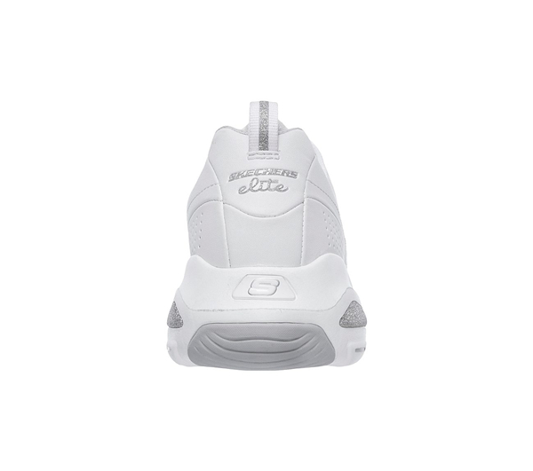 Skechers Women D'Lites Ultra - Illusions White/Sliver