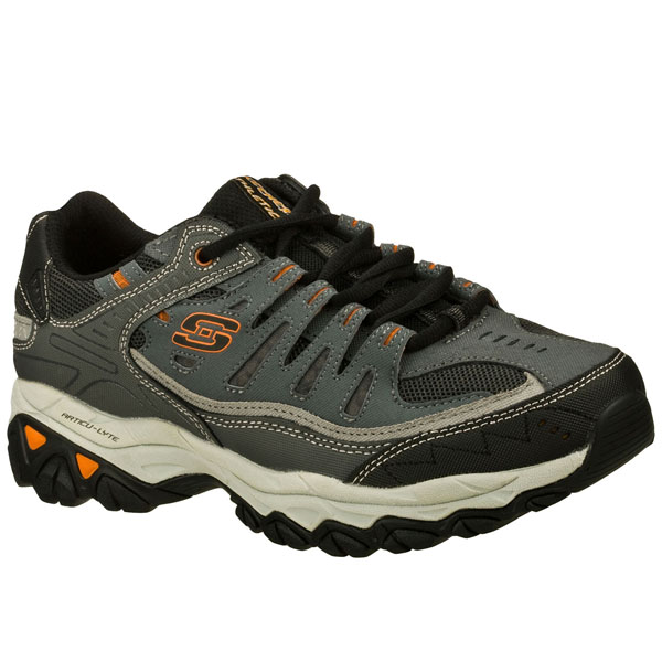 Skechers Men Wide Fit (2E) Shoes - Charcoal