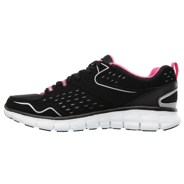 Skechers Women Synergy - Front Row Black/Hot Pink
