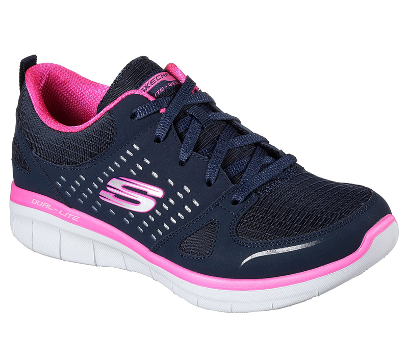 Skechers Women Synergy 2.0 - Rising Star Navy/Hot Pink