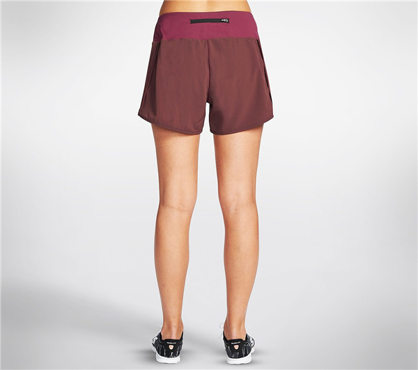 Skechers Women Rosecran Frequency Shorts Burgundy