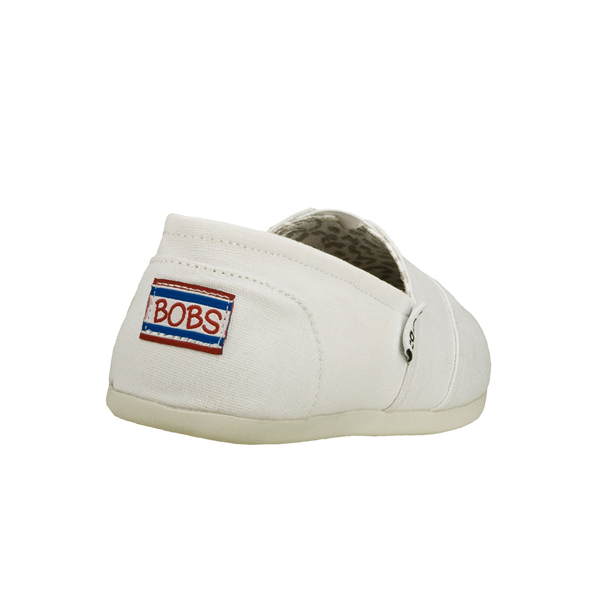 Skechers Women Bobs Plush - Peace and Love White