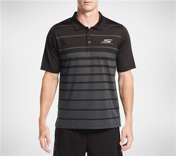 Skechers Men GO Golf Soboba Polo Shirt Black
