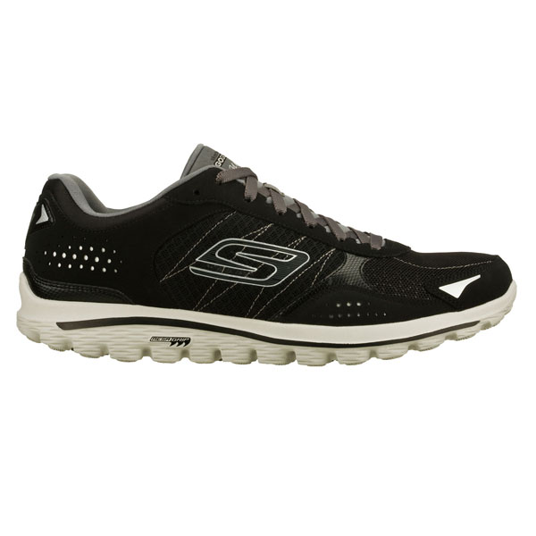 Skechers Men Extra Wide Fit (4E) Shoes - Lynx Black/Gray