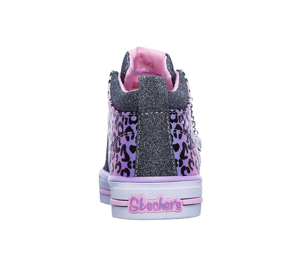 Skechers Girls Twinkle Toes: Shuffles - Journey Jumpz Black/Multi