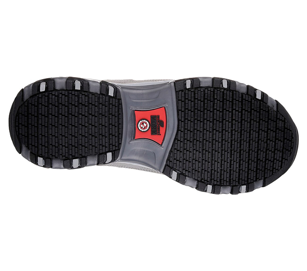 Skechers Women Work: D'Lites - Pooler Alloy Toe Gray