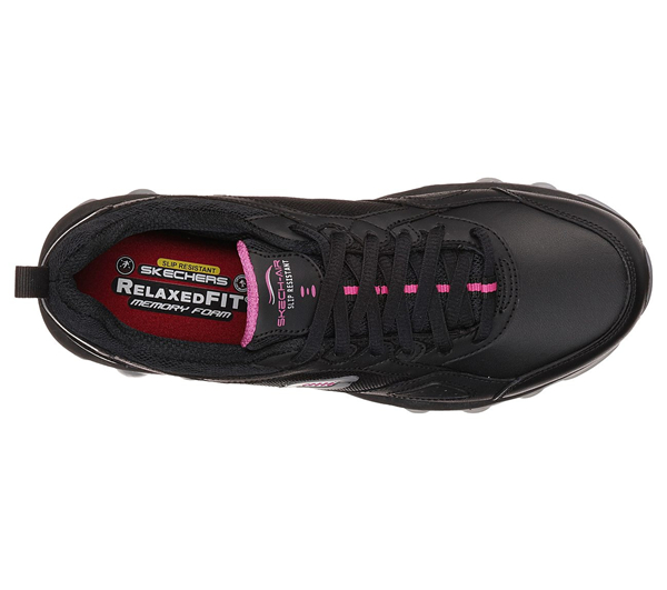Skechers Women Work: Relaxed Fit Skech-Air Black/Pink