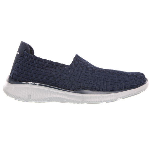 Skechers Men Wide Fit (2E) Shoes - Familiar Navy