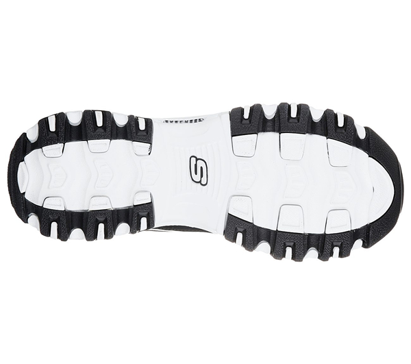 Skechers Women D'Lites - New Retro Black/White