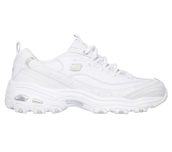 Skechers Women D'lites - Fresh Start White/Sliver