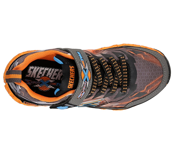 Skechers Boys Skech-X: Cosmic Foam - Futurist Charcoal/Orange