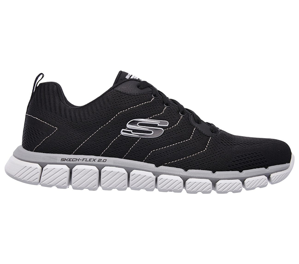 Skechers Men Skech-Flex 2.0 - Milwee Black/Gray