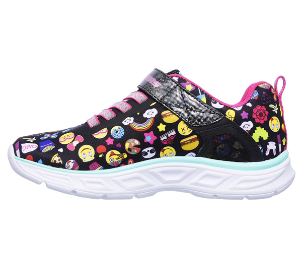 Skechers Girls S Lights: Litebeams - Feelin It Black/Multi