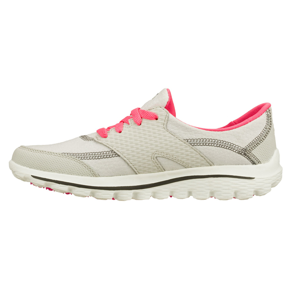Skechers Women GOwalk 2 Golf - Gray/Hot Pink