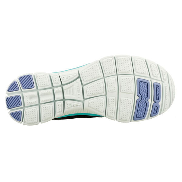Skechers Women Flex Appeal - Adaptable Black/Turquoise