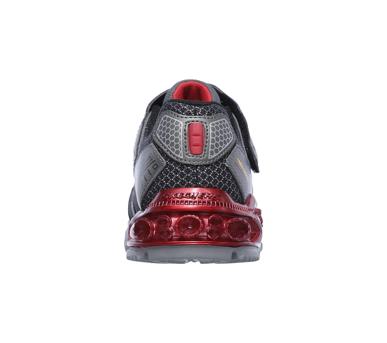 Skechers Boys Lights: Orbitors - Parsec Gunmetal/Red