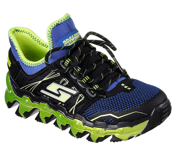 Skechers Boys Mega Flex: Mega Blade Lite Black/Lime