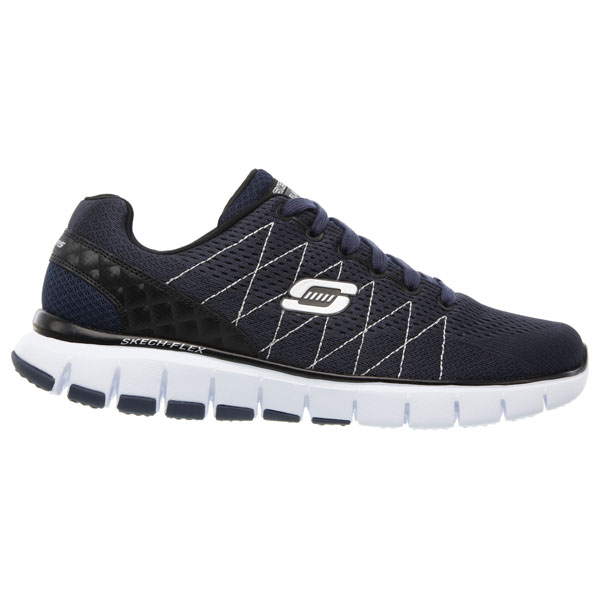Skechers Men Extra Wide Fit (4E) Shoes - Skech-Flex Navy