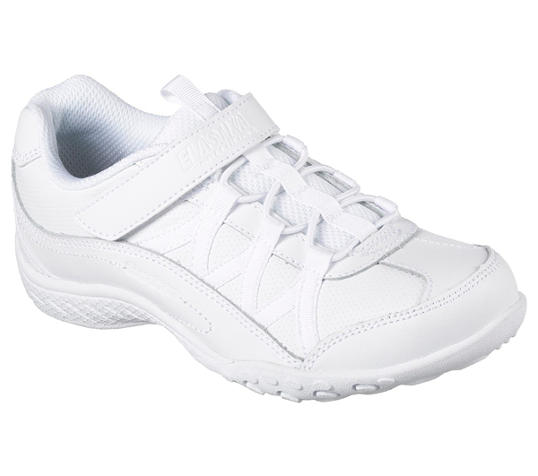 Skechers Girls Relaxed Fit: Breathe Easy - Head of Class White