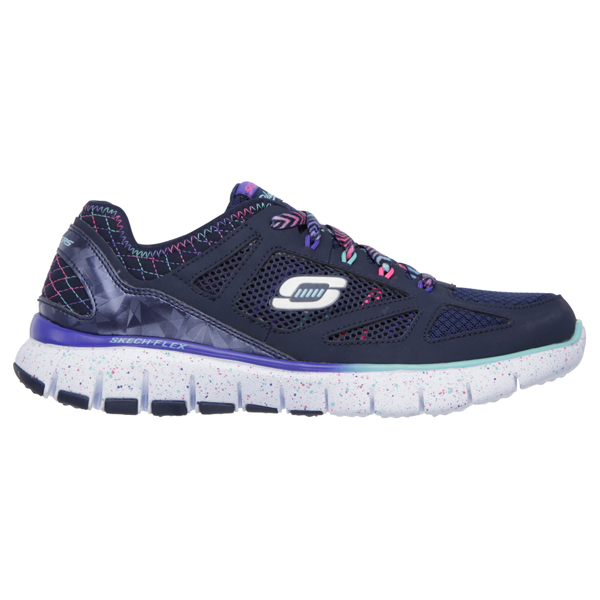 Skechers Women Relaxed Fit: Skech-Flex - Fashion Play Navy/Multi