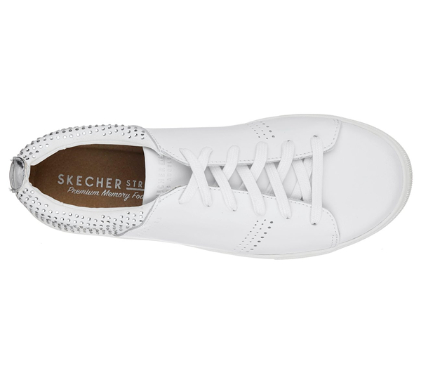 Skechers Women Moda - Back Lit Smooth White
